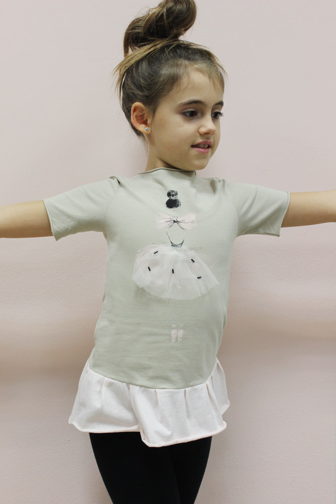 maglia ballerina bambina dipinta a mano – Greta Pigatto boutique